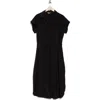 Max Studio Short Sleeve Maxi Shirtdress In Black-black