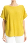 Max Studio Short Sleeve Ribbed T-shirt In Palm