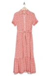 Max Studio Short Sleeve Shirtdress