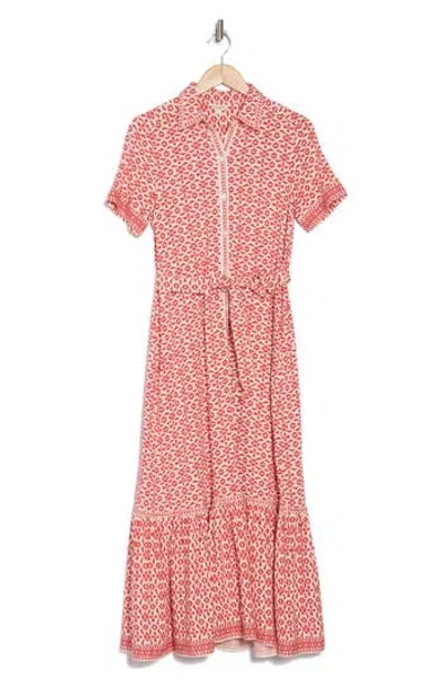 Max Studio Short Sleeve Shirtdress