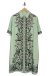 Max Studio Short Sleeve Shirtdress