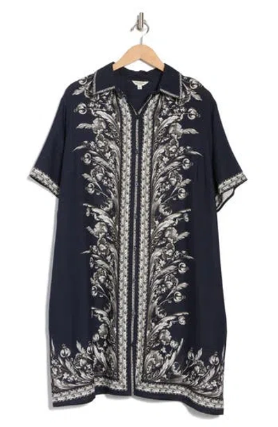Max Studio Short Sleeve Shirtdress