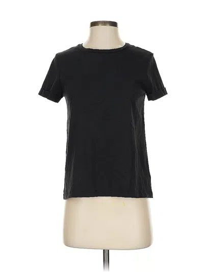 Pre-owned Max Studio Short Sleeve T-shirt In Black