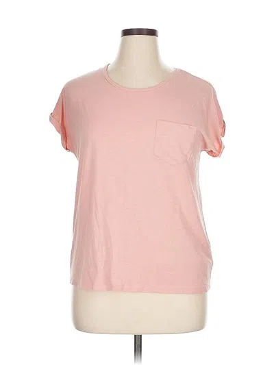 Pre-owned Max Studio Short Sleeve T-shirt In Pink
