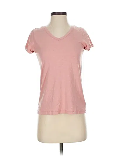 Pre-owned Max Studio Short Sleeve T-shirt In Pink