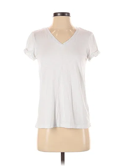 Pre-owned Max Studio Short Sleeve T-shirt In White
