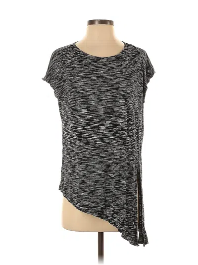 Pre-owned Max Studio Short Sleeve Top Gray Tops