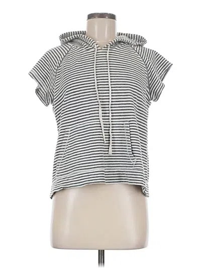 Pre-owned Max Studio Short Sleeve Top Silver Cowl Neck Tops
