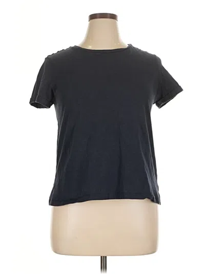 Pre-owned Max Studio Short Sleeve T-shirt In Black