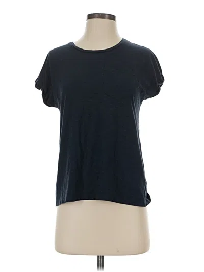 Pre-owned Max Studio Short Sleeve T-shirt In Blue