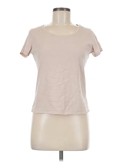 Pre-owned Max Studio Short Sleeve T-shirt In Brown