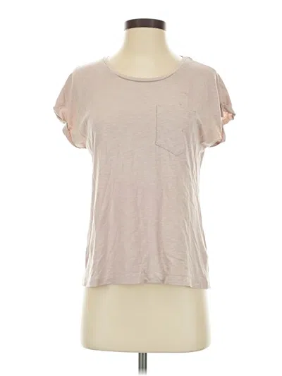 Pre-owned Max Studio Short Sleeve T-shirt In Brown