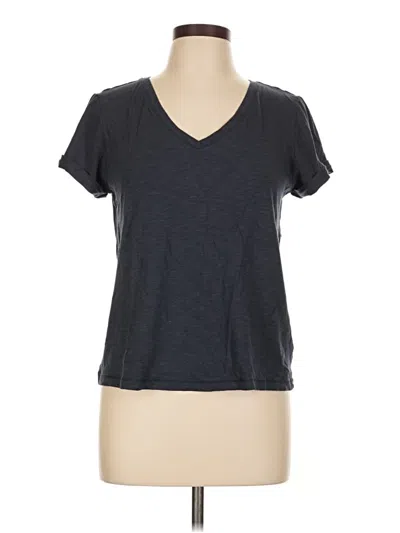 Pre-owned Max Studio Short Sleeve T-shirt In Gray