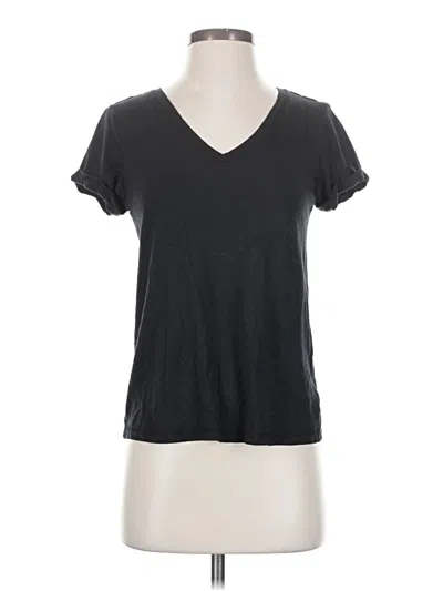 Pre-owned Max Studio Short Sleeve T-shirt In Gray