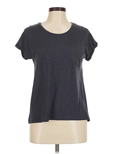 Pre-owned Max Studio Short Sleeve T-shirt In Gray