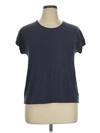 Pre-owned Max Studio Short Sleeve T-shirt In Gray
