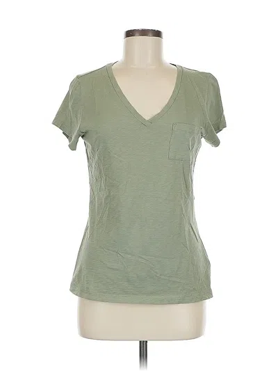Pre-owned Max Studio Short Sleeve T-shirt In Green