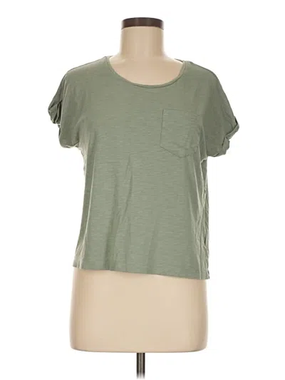 Pre-owned Max Studio Short Sleeve T-shirt In Green