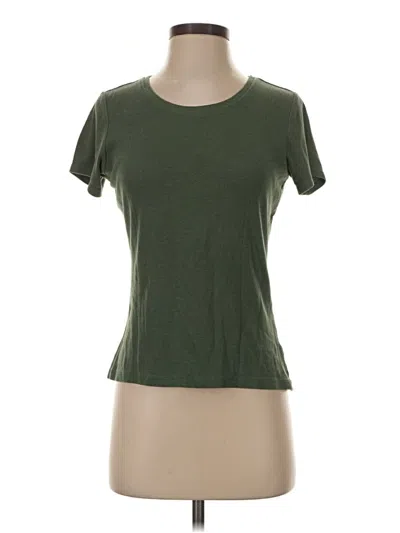 Pre-owned Max Studio Short Sleeve T-shirt In Green
