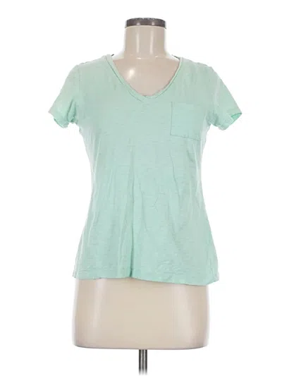 Pre-owned Max Studio Short Sleeve T-shirt In Green