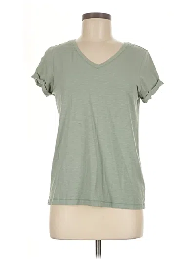Pre-owned Max Studio Short Sleeve T-shirt In Green