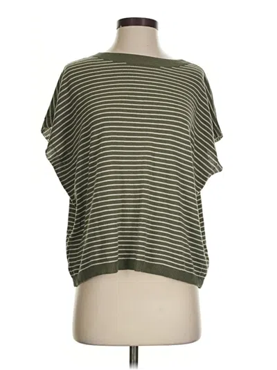 Pre-owned Max Studio Short Sleeve T-shirt In Green