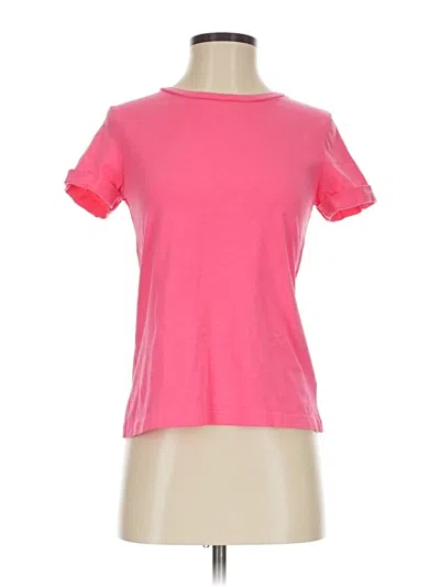 Pre-owned Max Studio Short Sleeve T-shirt In Pink