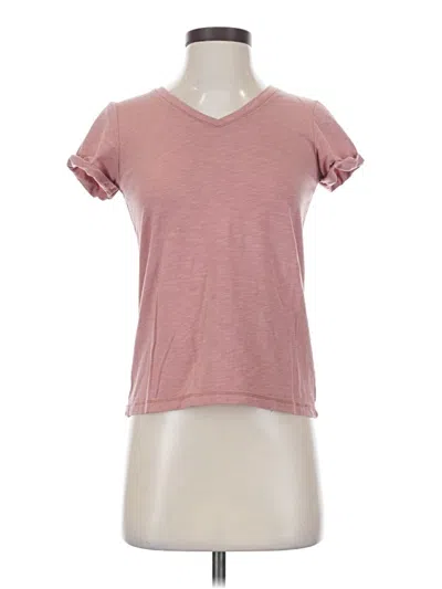 Pre-owned Max Studio Short Sleeve T-shirt In Pink