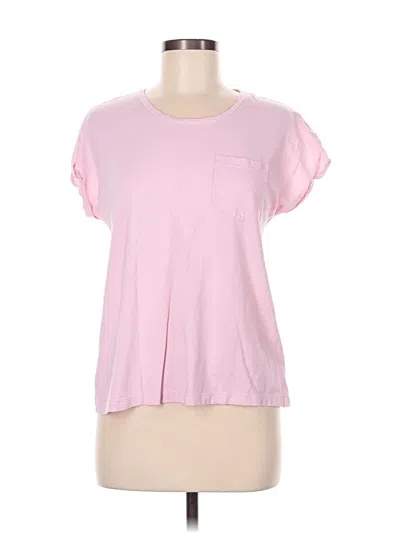 Pre-owned Max Studio Short Sleeve T-shirt In Pink