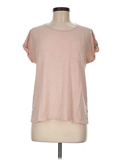 Pre-owned Max Studio Short Sleeve T-shirt In Pink