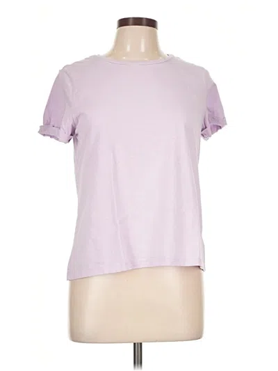 Pre-owned Max Studio Short Sleeve T-shirt In Purple