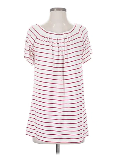 Pre-owned Max Studio Short Sleeve T-shirt In Red