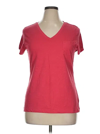 Pre-owned Max Studio Short Sleeve T-shirt In Red