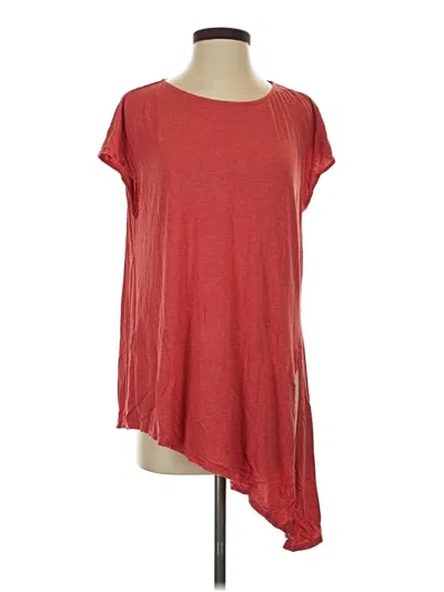 Pre-owned Max Studio Short Sleeve T-shirt In Red