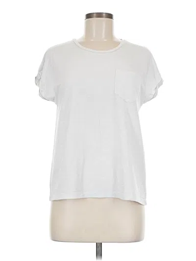 Pre-owned Max Studio Short Sleeve T-shirt In Silver