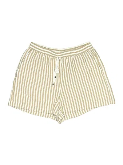 Pre-owned Max Studio Shorts In Gold
