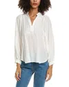 Max Studio Side Tab Button Front-shirt In Multi