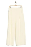 Max Studio Side Tab Linen Blend Pants In Neutral