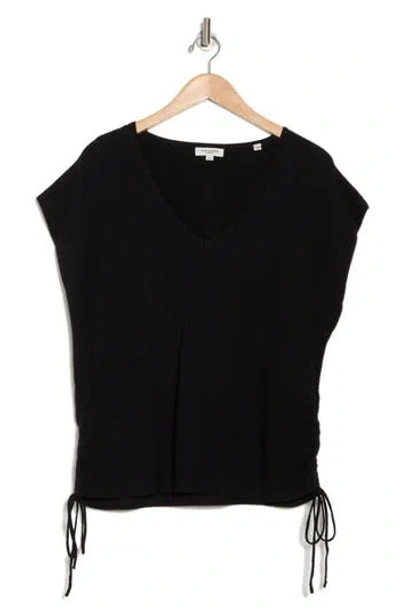 Max Studio Side Tie Cinched Top