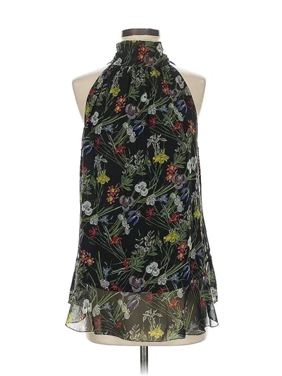 Pre-owned Max Studio Sleeveless Blouse In Black