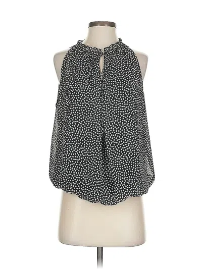 Pre-owned Max Studio Sleeveless Blouse In Black