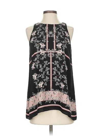 Pre-owned Max Studio Sleeveless Blouse In Black