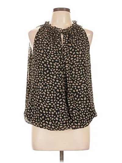 Pre-owned Max Studio Sleeveless Blouse In Black