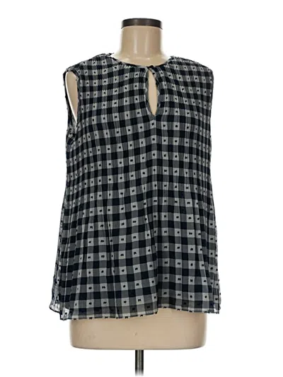 Max Studio Sleeveless Blouse In Black