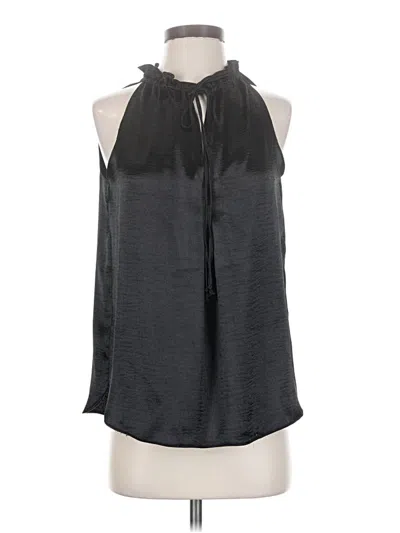 Pre-owned Max Studio Sleeveless Blouse In Black