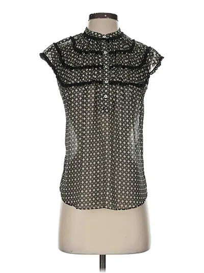 Pre-owned Max Studio Sleeveless Blouse In Black