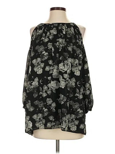 Pre-owned Max Studio Sleeveless Blouse In Black
