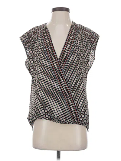 Pre-owned Max Studio Sleeveless Blouse In Black