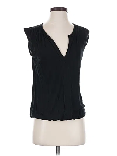 Pre-owned Max Studio Sleeveless Blouse In Black
