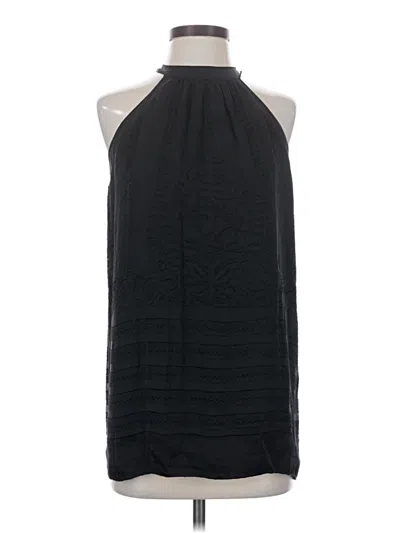Pre-owned Max Studio Sleeveless Blouse In Black